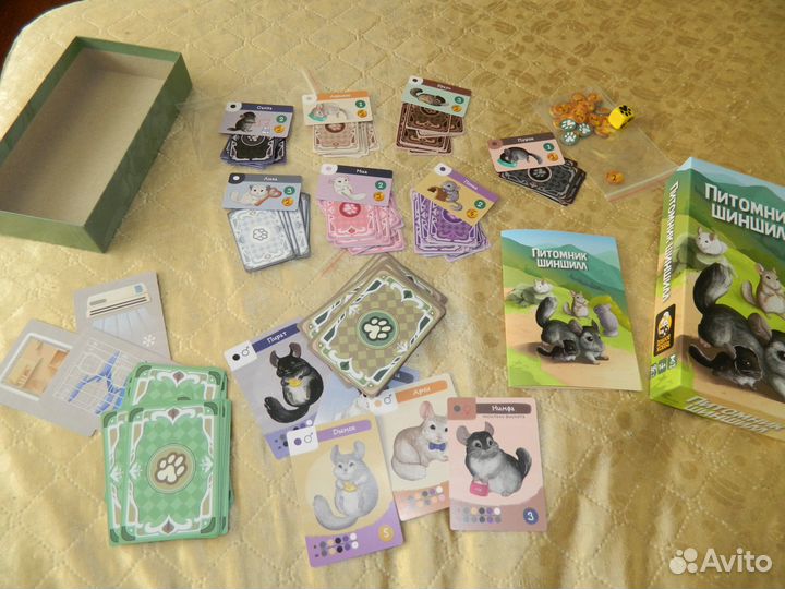 Питомник шиншилл настольная игра