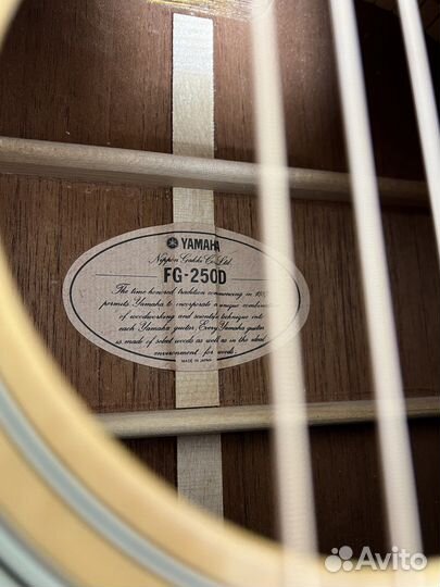 Акустическая гитара Yamaxa 250D made in Japan