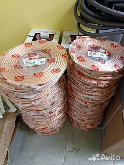 Труба медная 1,4 (6) - 3,8 (9) комлект