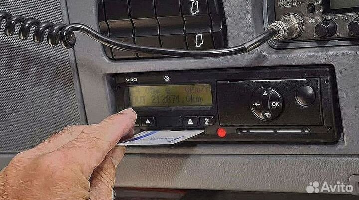 Тахограф под ключ, замена скзи