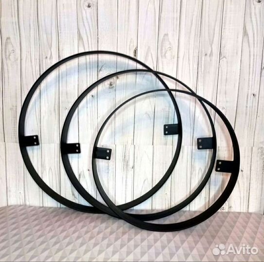 Часы кольцо металлическое