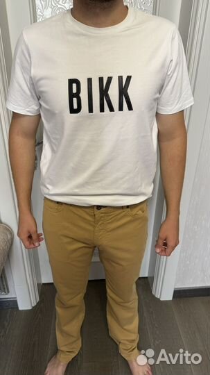 Джинсы мужские горчичные