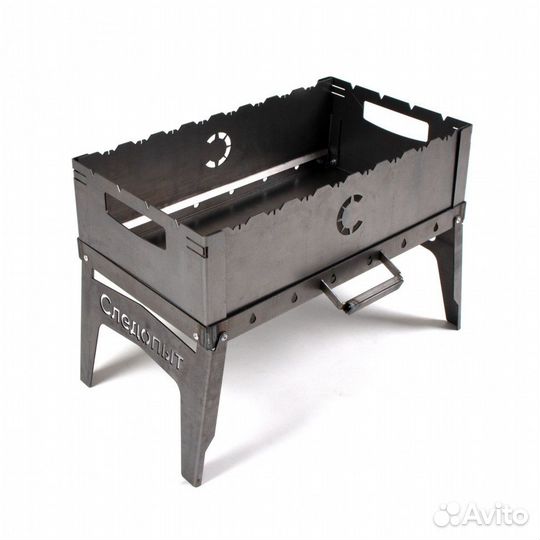 Мангал-дипломат 555х306х355 толщина 2мм в сумке