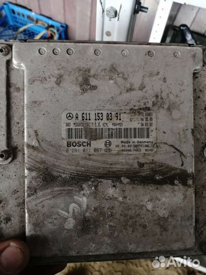 Блок управления двигателем mercedes w638