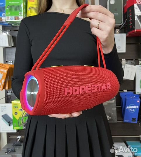 Убийца JBL Flip 6 - Колонка Hopestar Красная