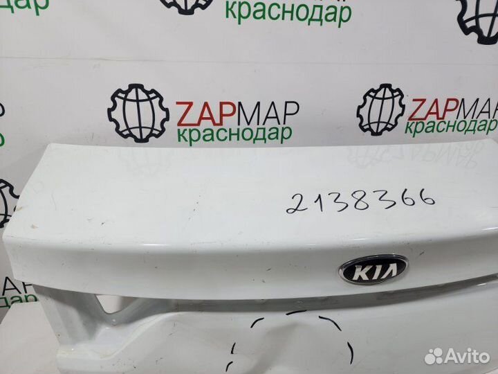 Крышка багажника (дверь багажника) задняя Kia Rio