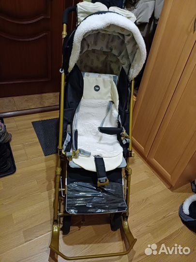 Детские санки коляска ника