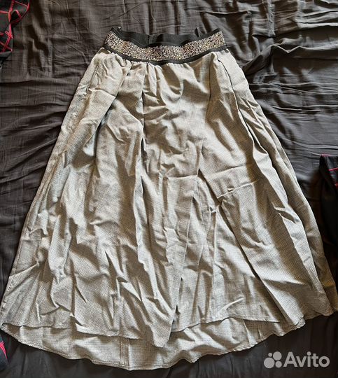 Джинсы+юбка