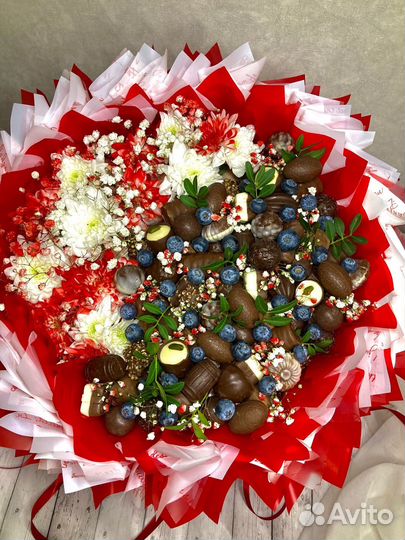 Съедобные букеты/вкусные букеты/для девушки/жены
