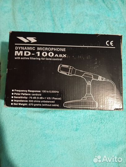 Микрофон Yaesu MD-100a8x