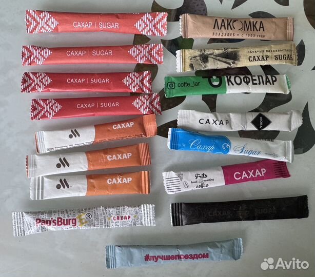 Сахарные пакетики