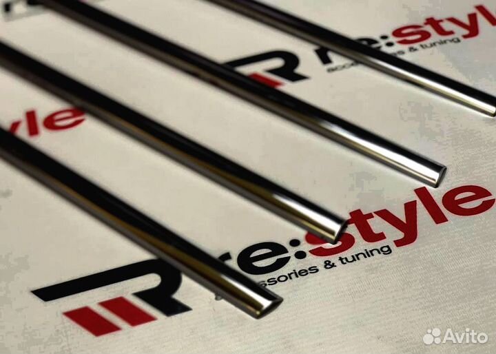 Отсечки окон Toyota Land Cruiser 200 в стиле LX570