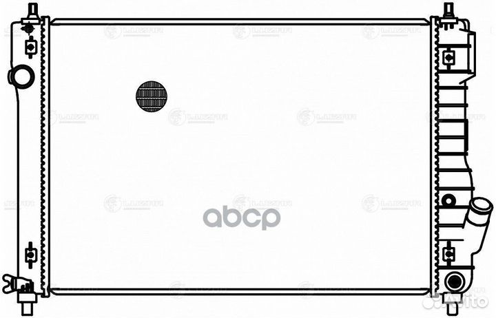 LRC 0504 радиатор системы охлаждения Chevrolet