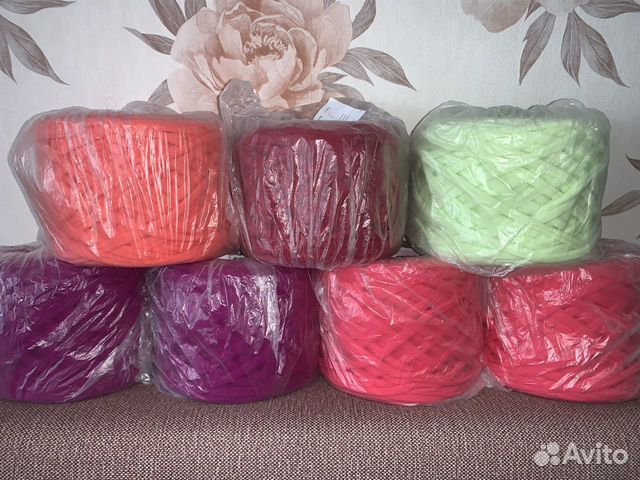 Трикотажная пряжа лента