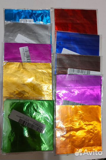 Фольга алюминиевая для конфет