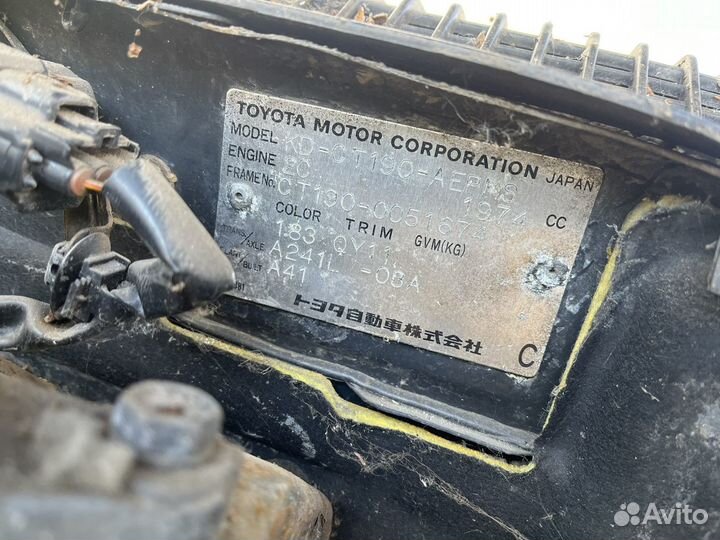 В разборе Toyota Corona CT190 2C АКПП a241l