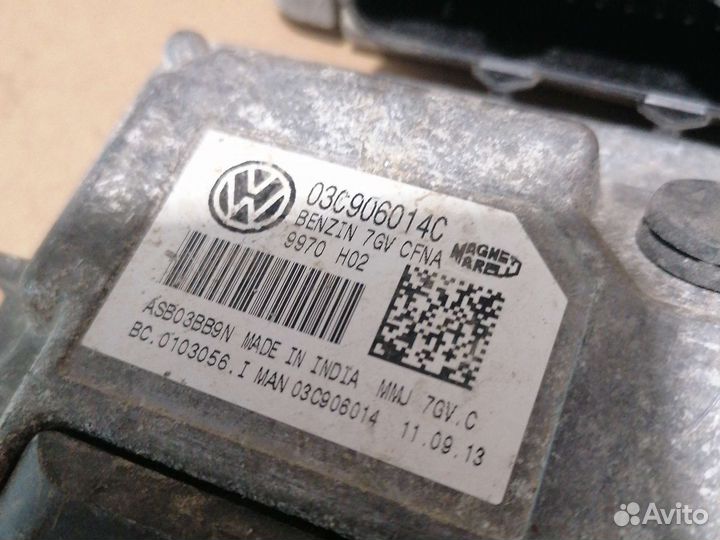 Блок управления двигателем фольксваген поло