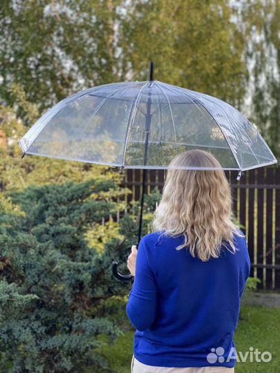 Зонт прозрачный