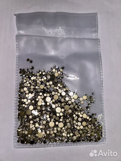 Стразы стекло микс