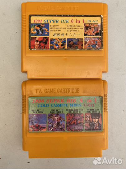 Картриджи для dendy