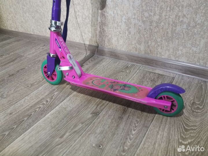 Самокат oxelo play5, розовый