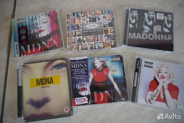 Madonna на виниле, CD и DVD