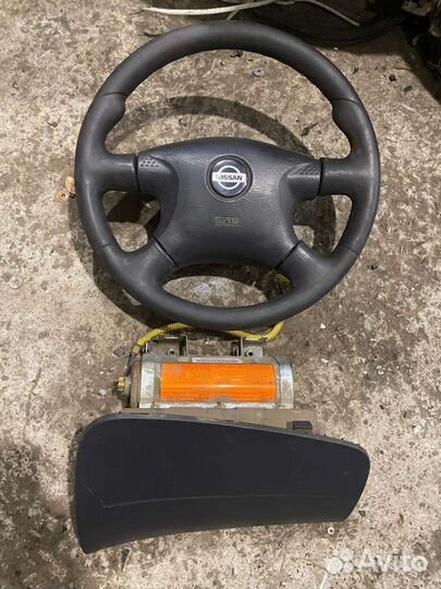 Руль подушка airbag almera n16