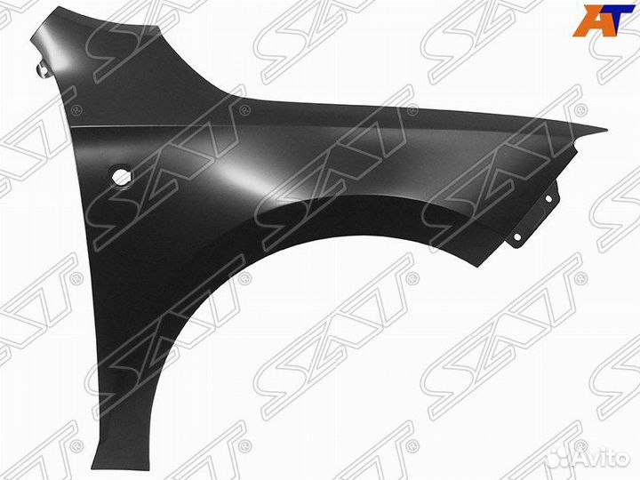 Крыло переднее skoda rapid 12-16 RH с отв.под пово