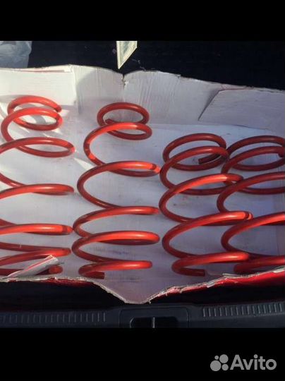 Пружины с занижением -30 на toyota camry 40 50