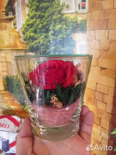 Роза в колбе