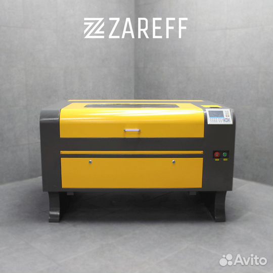 Лазерный станок Zareff Ruida 900х600мм 90x60 130W