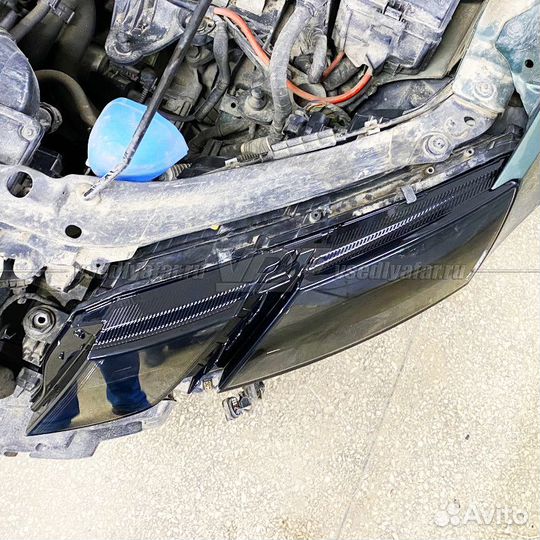 Стекло для фары Skoda Octavia A7 (2016-2020) Левое