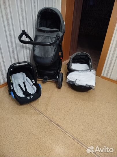 Коляска 3 в 1 pacco