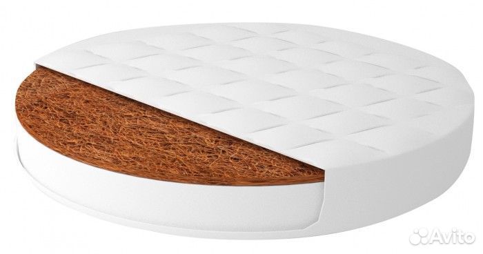 Матрас для круглой кроватки Малышок 75х75х12