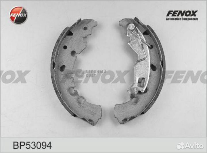 Fenox BP53094 Колодки тормозные задние opel corsa