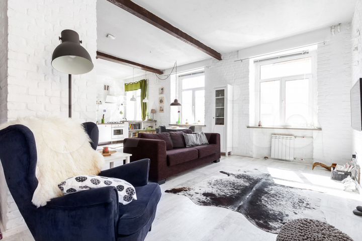 Квартира-студия, 45 м², 2/4 эт.