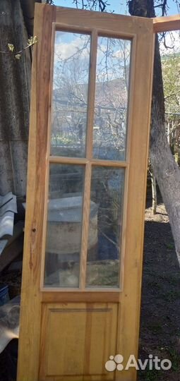 Двери межкомнатная из натурального массива сосны