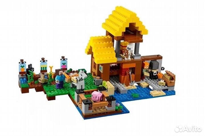 Конструктор Майнкрафт Фермерский домик 560 дет