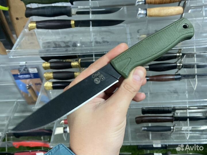 Кизлярский Нож Отус (Aus-8,ножны платик)