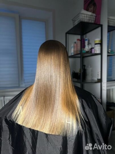 Кератиновое выпрямление волос обучение