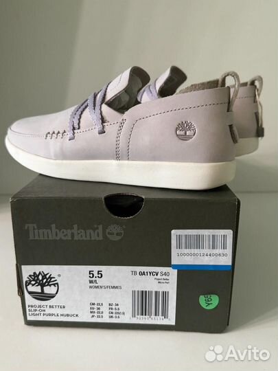 Новые женские кеды(слипоны) Timberland 35,5 и 36 р