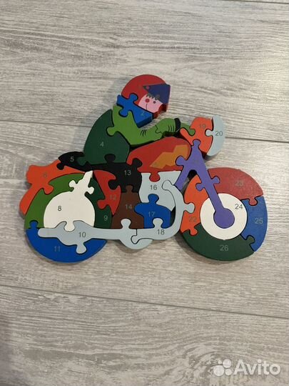Пазл деревянный