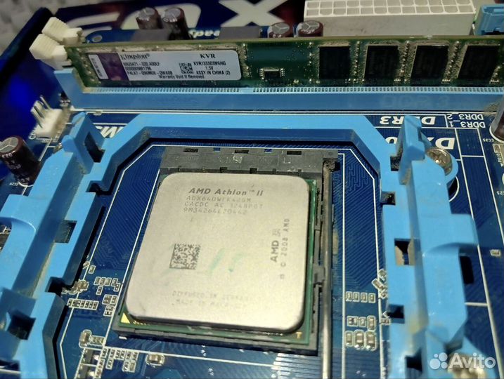 Материнская плата с процессором am3+
