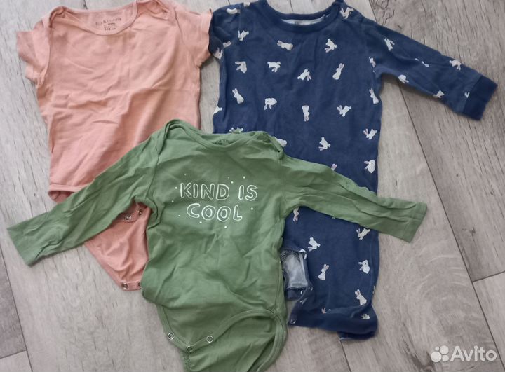 Детские вещи на девочку пакетом 62-74