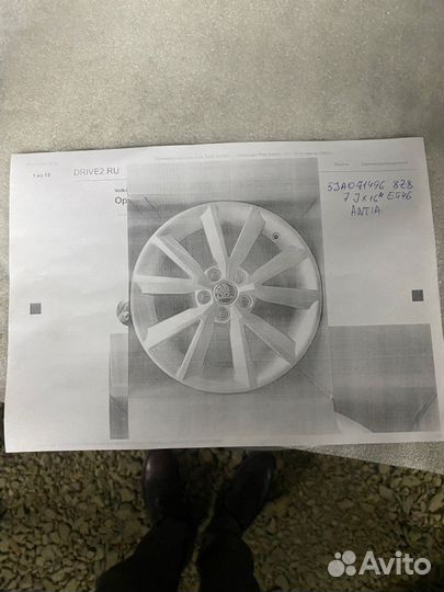 Диск литой (Rapid) 7J x 16'' - antia