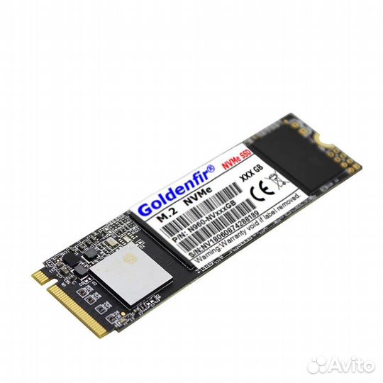 SSD Goldenfir M2 nvme, 256 Гб, твердотельный новый