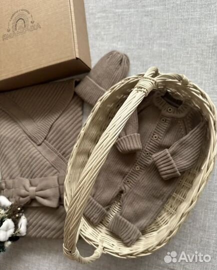 Комплект конверт на выписку весна - лето