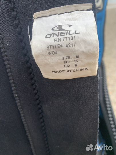 Гидрокостюм oneill epic 5/4