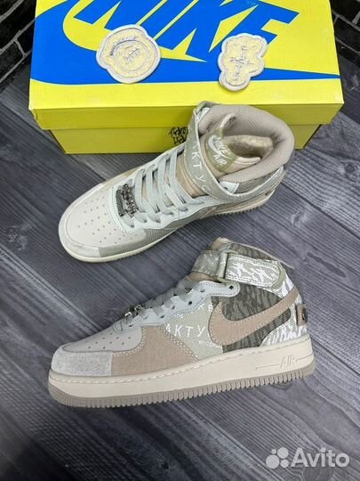 Кроссовки Nike Air Force 1 Кактус зима