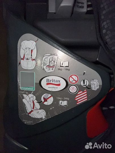 Автокресло Britax romer evolva 1 2 3 (9-36kg)